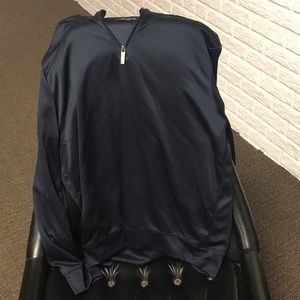 Dark Blue Quarter Zip-Up